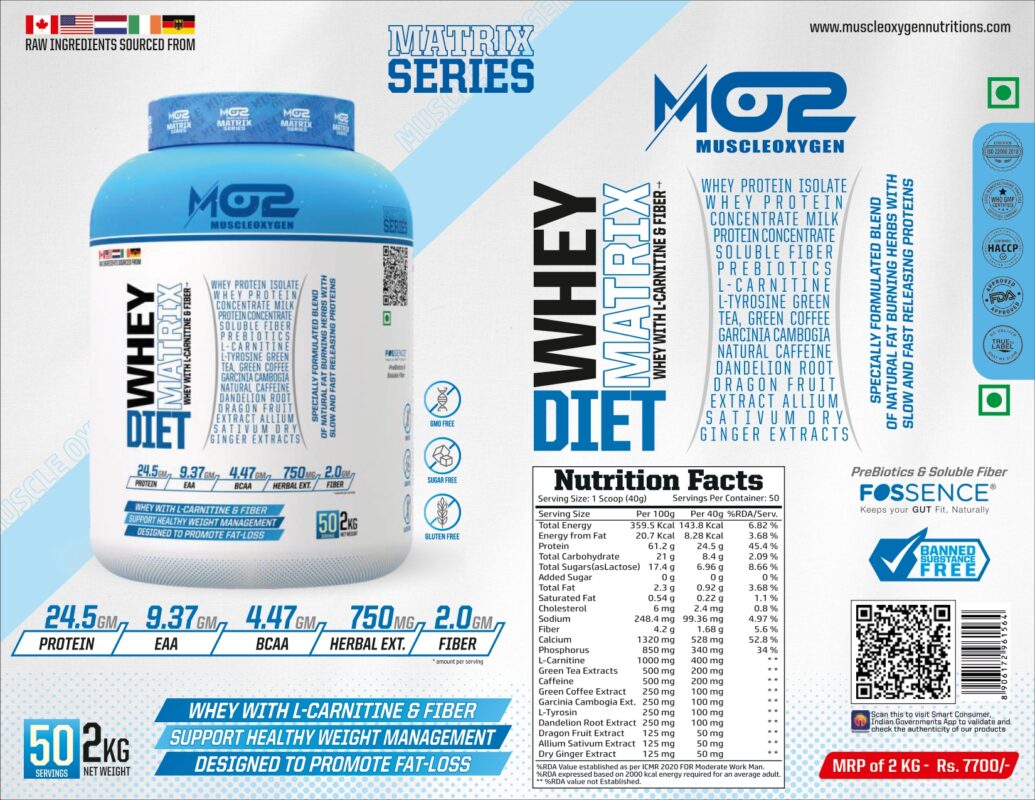 diet whey matrix mo2 matrix series